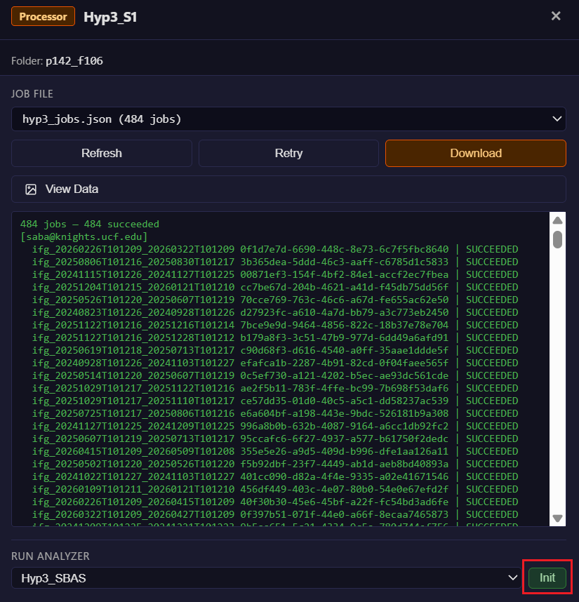 Analyzer Panel