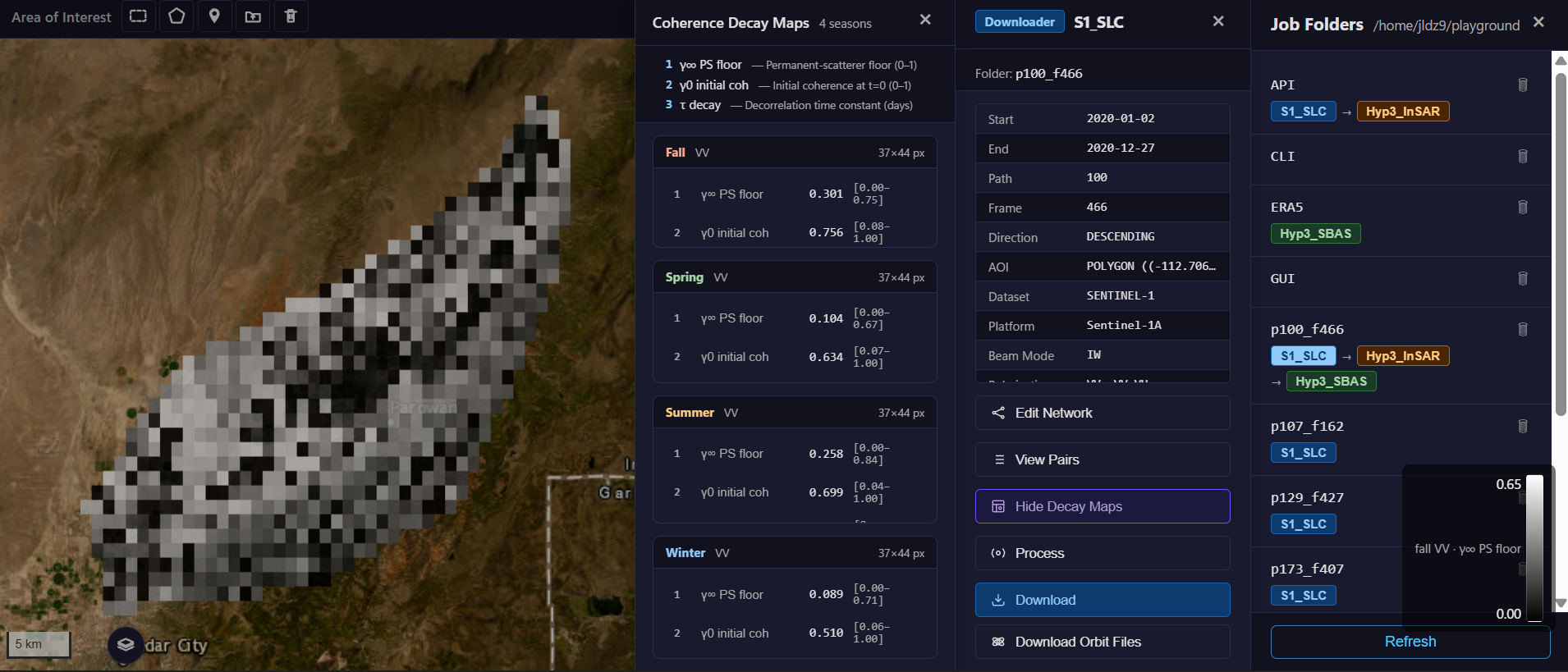 Decay Maps Overlay