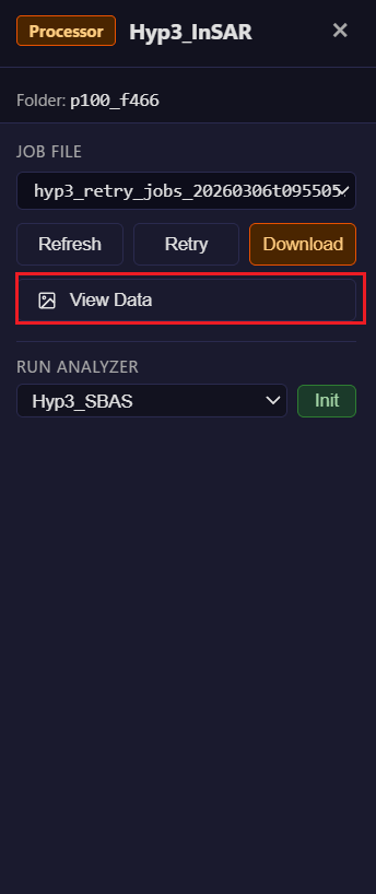 View Data Button