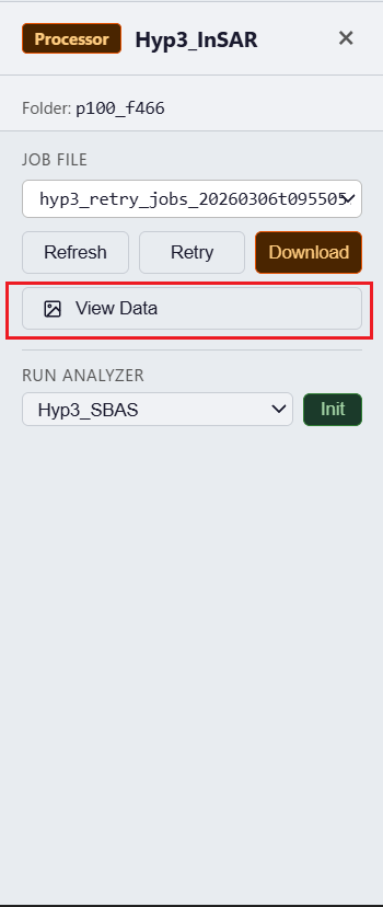 View Data Button