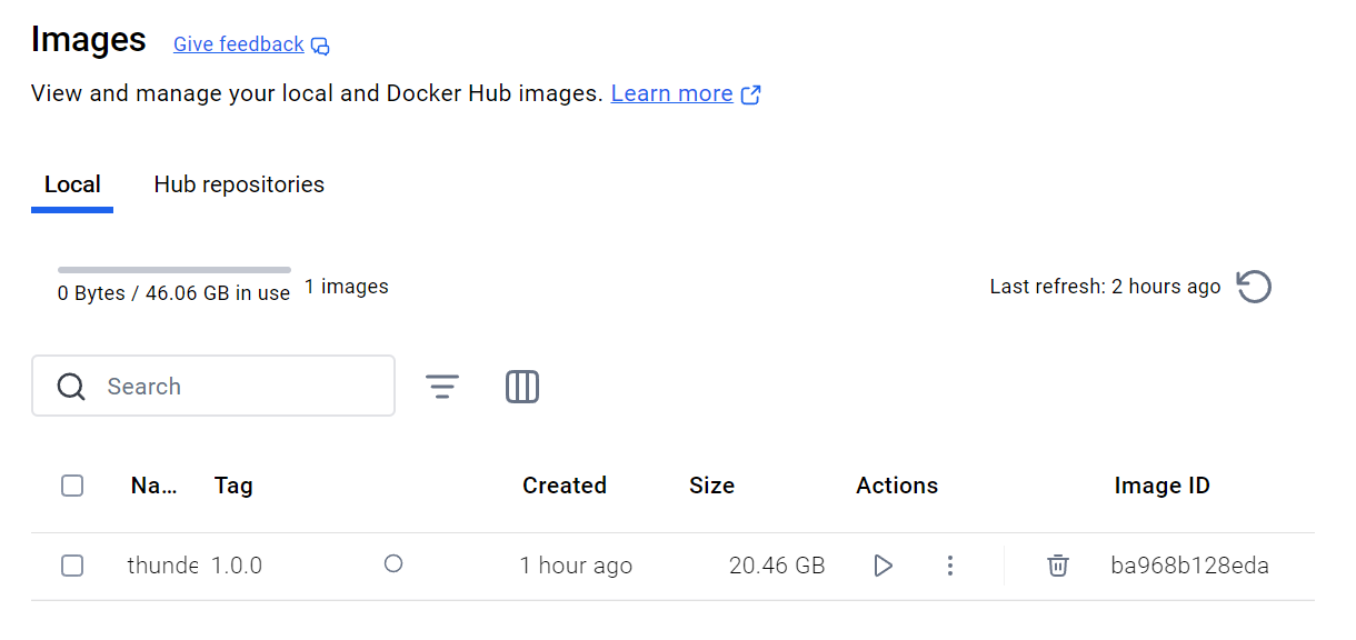 docker image